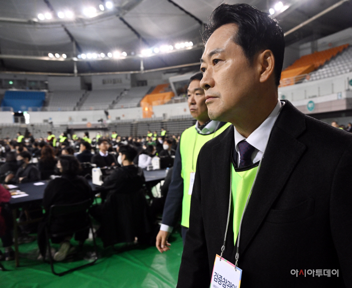 [포토]선관위특검 현장검증, 장동혁 대표와 국힘 검증참관인