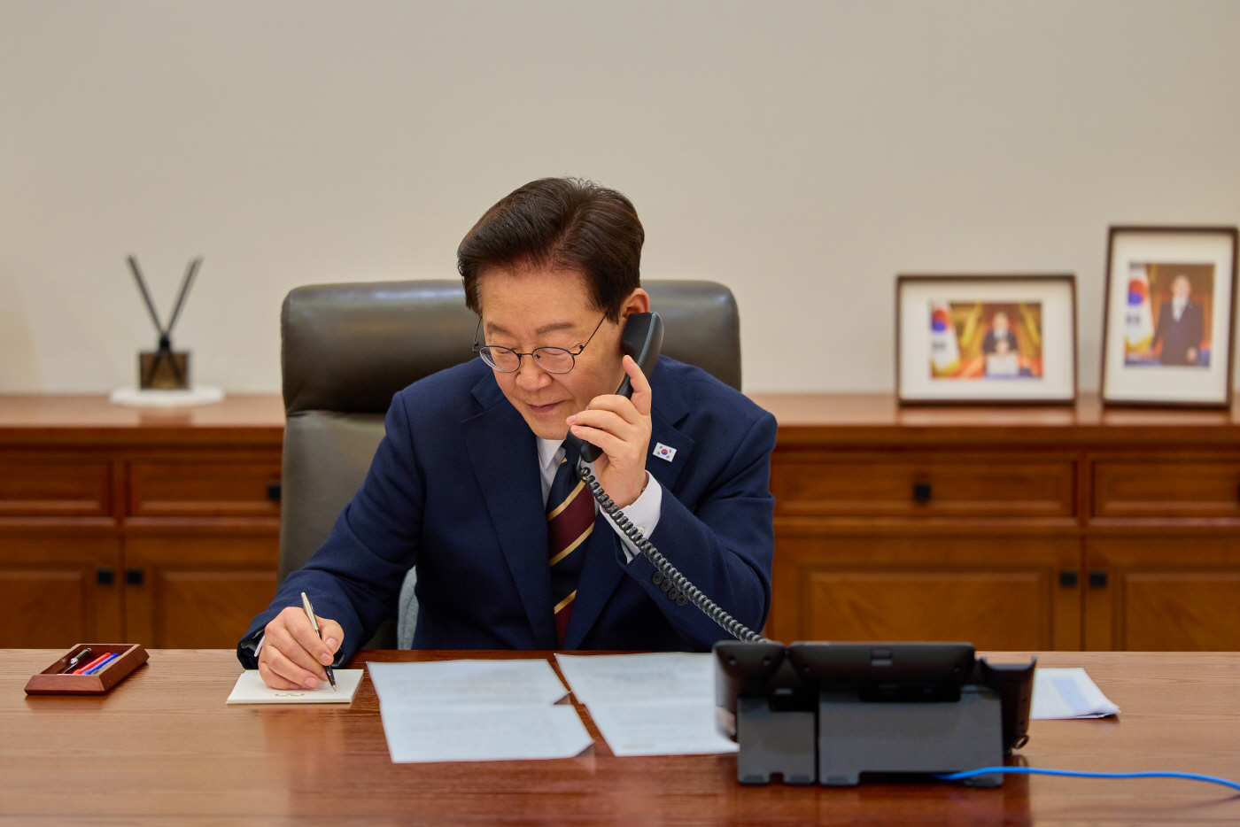 이재명 대통령, 사우디아라비아 왕세자 겸 총리...<YONHAP NO-7648>
