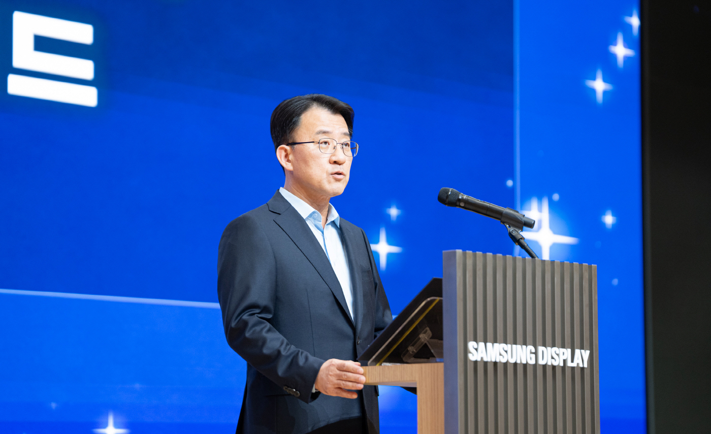 사진1. 삼성D 창립14주년 기념식_이청 사장