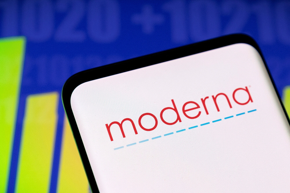 MODERNA-NASDAQ/ <YONHAP NO-4684> (REUTERS)