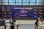 [개장시황] 코스피, 역사상 첫 ‘5000’ 돌파