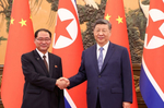 방중 박태성 北 총리 시진핑 中 주석과 회담